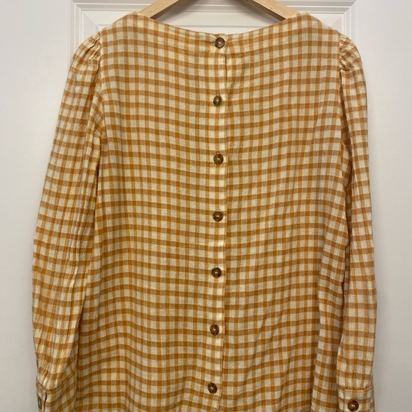 Sezane Lina Gingham Blouse - Picture 4 of 7
